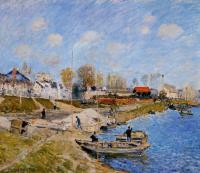 Sisley, Alfred - Sand on the Quayside, Port-Marly